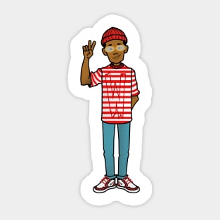 Finding Wally Sticker